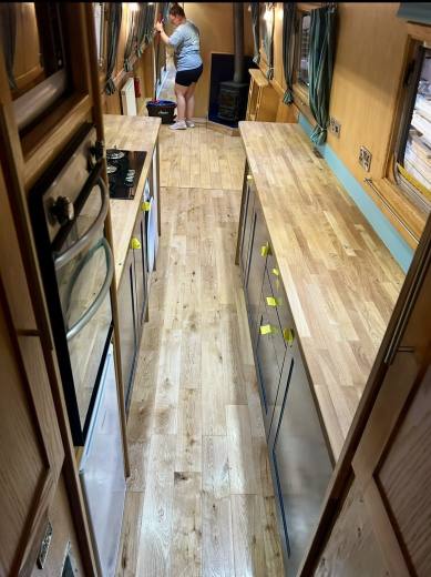 Lady Fiona - Shot Blast & Blacking & Interior Re-fit