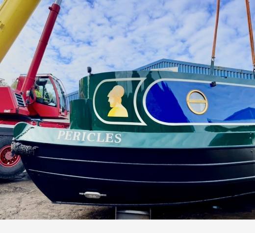 Pericles - Built to Last   -   Shot Blast & Blacking and Re-fit